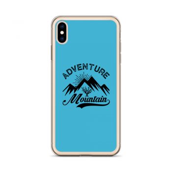 iPhone Phone Case Cover Blue - Adventure Mountains