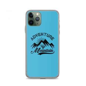 iPhone Phone Case Cover Blue - Adventure Mountains