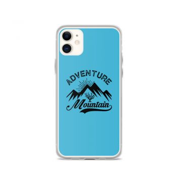 iPhone Phone Case Cover Blue - Adventure Mountains