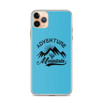 iPhone Phone Case Cover Blue - Adventure Mountains