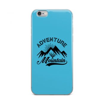 iPhone Phone Case Cover Blue - Adventure Mountains