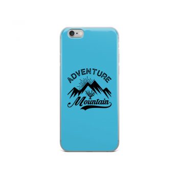 iPhone Phone Case Cover Blue - Adventure Mountains