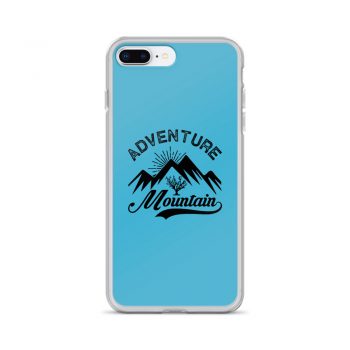 iPhone Phone Case Cover Blue - Adventure Mountains