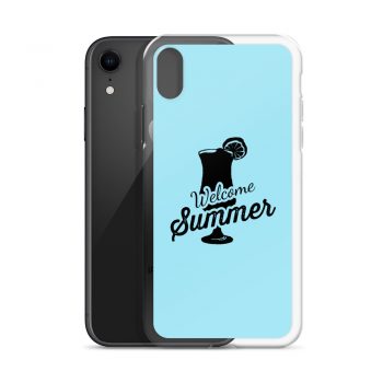 iPhone Phone Case Cover Light Blue - Welcome Summer