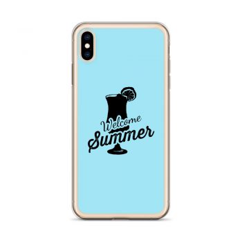 iPhone Phone Case Cover Light Blue - Welcome Summer