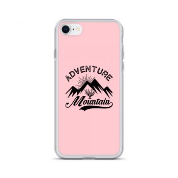 iPhone Phone Case Cover Pink - Adventure Mountains