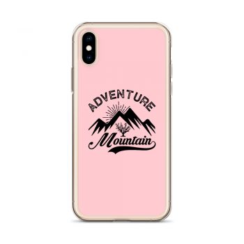 iPhone Phone Case Cover Pink - Adventure Mountains