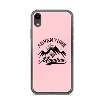 iPhone Phone Case Cover Pink - Adventure Mountains