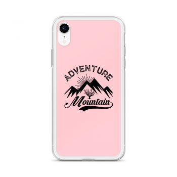 iPhone Phone Case Cover Pink - Adventure Mountains