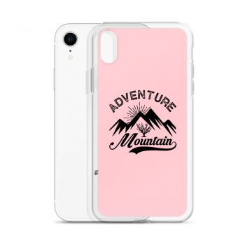 iPhone Phone Case Cover Pink - Adventure Mountains