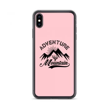 iPhone Phone Case Cover Pink - Adventure Mountains