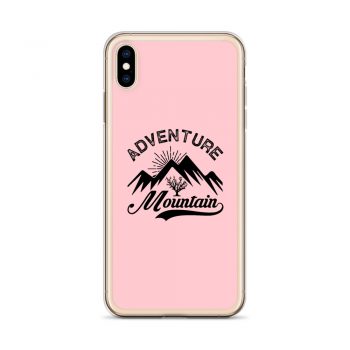 iPhone Phone Case Cover Pink - Adventure Mountains