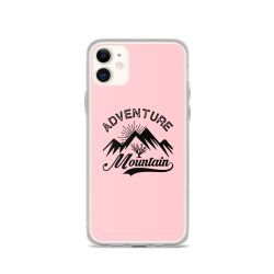 iPhone Phone Case Cover Pink - Adventure Mountains