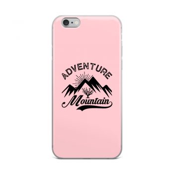 iPhone Phone Case Cover Pink - Adventure Mountains