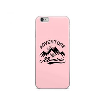 iPhone Phone Case Cover Pink - Adventure Mountains