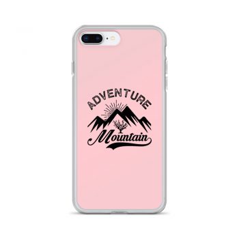 iPhone Phone Case Cover Pink - Adventure Mountains