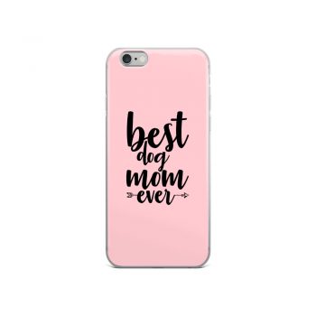 iPhone Phone Case Cover Pink - Best Dog Mom Ever