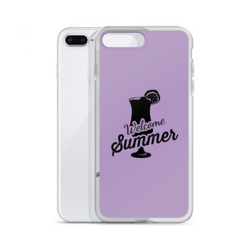 iPhone Phone Case Cover Purple - Welcome Summer