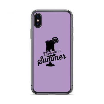 iPhone Phone Case Cover Purple - Welcome Summer