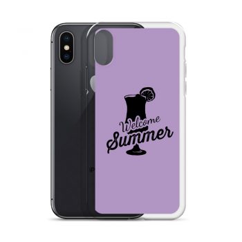 iPhone Phone Case Cover Purple - Welcome Summer