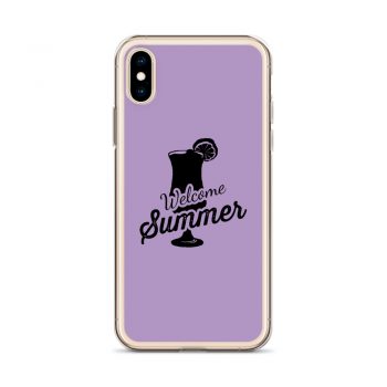 iPhone Phone Case Cover Purple - Welcome Summer