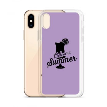 iPhone Phone Case Cover Purple - Welcome Summer