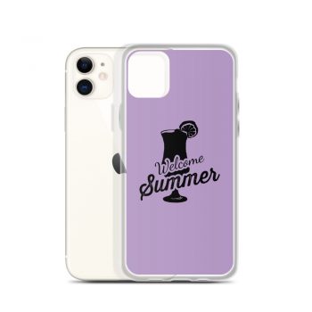 iPhone Phone Case Cover Purple - Welcome Summer