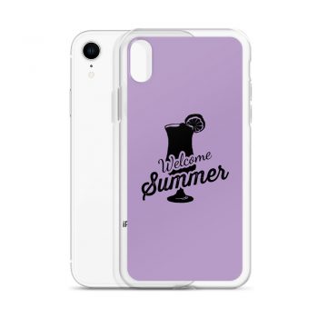 iPhone Phone Case Cover Purple - Welcome Summer