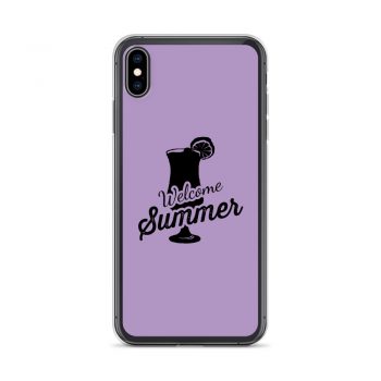 iPhone Phone Case Cover Purple - Welcome Summer