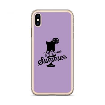 iPhone Phone Case Cover Purple - Welcome Summer