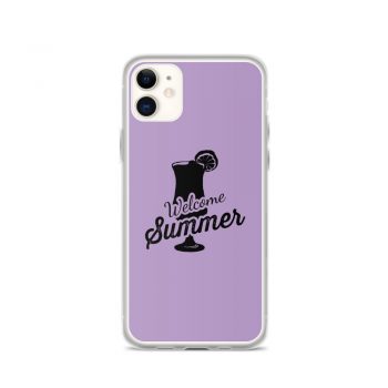 iPhone Phone Case Cover Purple - Welcome Summer