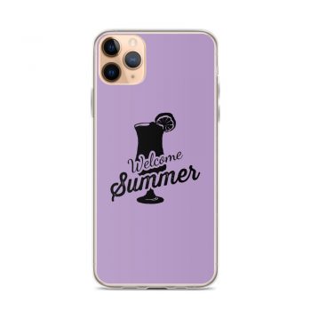 iPhone Phone Case Cover Purple - Welcome Summer