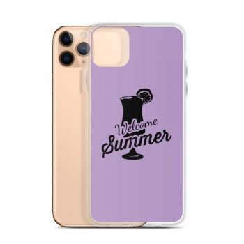 iPhone Phone Case Cover Purple - Welcome Summer