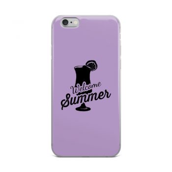 iPhone Phone Case Cover Purple - Welcome Summer