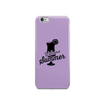 iPhone Phone Case Cover Purple - Welcome Summer