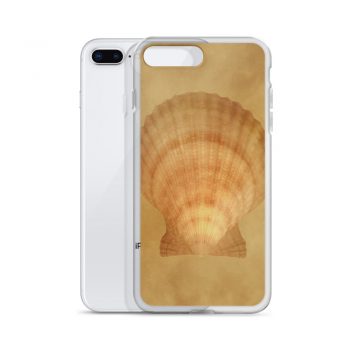 iPhone Phone Case Cover Sea Shell Seashells Ocean Beige Sand Art Print Old Antique Vintage Botanical Beige Brown