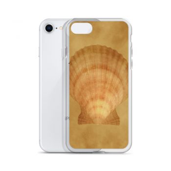 iPhone Phone Case Cover Sea Shell Seashells Ocean Beige Sand Art Print Old Antique Vintage Botanical Beige Brown