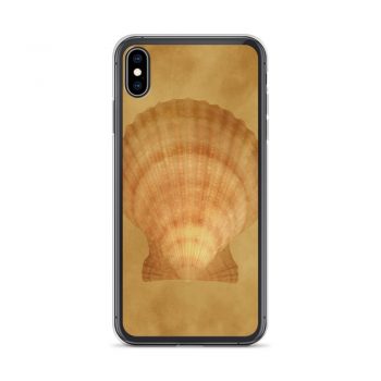 iPhone Phone Case Cover Sea Shell Seashells Ocean Beige Sand Art Print Old Antique Vintage Botanical Beige Brown