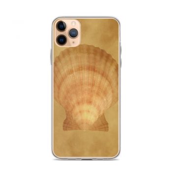 iPhone Phone Case Cover Sea Shell Seashells Ocean Beige Sand Art Print Old Antique Vintage Botanical Beige Brown