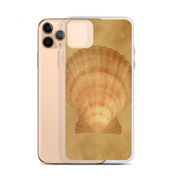 iPhone Phone Case Cover Sea Shell Seashells Ocean Beige Sand Art Print Old Antique Vintage Botanical Beige Brown