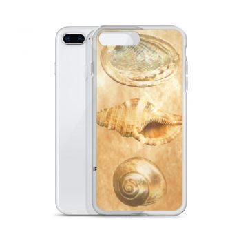 iPhone Phone Case Cover Sea Shells Seashells Ocean Beach Beige Sand Art Print Old Antique Vintage