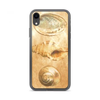 iPhone Phone Case Cover Sea Shells Seashells Ocean Beach Beige Sand Art Print Old Antique Vintage