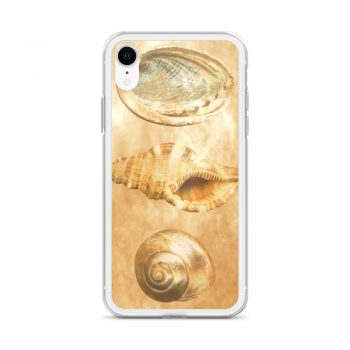 iPhone Phone Case Cover Sea Shells Seashells Ocean Beach Beige Sand Art Print Old Antique Vintage