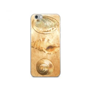 iPhone Phone Case Cover Sea Shells Seashells Ocean Beach Beige Sand Art Print Old Antique Vintage