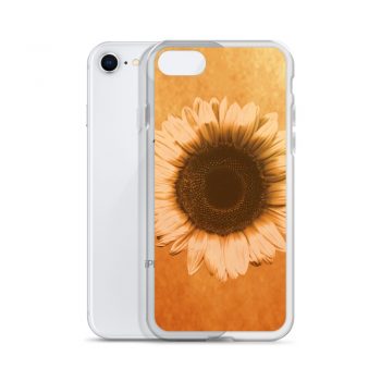 iPhone Phone Case Cover Sunflower Flower Art Print Old Antique Vintage Beige Yellow Brown Gold