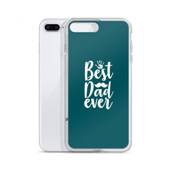 iPhone Phone Case Cover Teal - Best Dad Ever