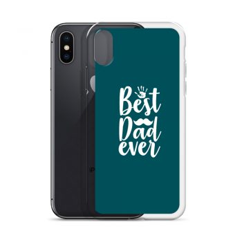 iPhone Phone Case Cover Teal - Best Dad Ever