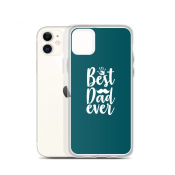 iPhone Phone Case Cover Teal - Best Dad Ever