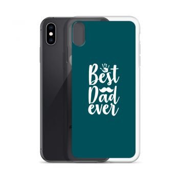 iPhone Phone Case Cover Teal - Best Dad Ever