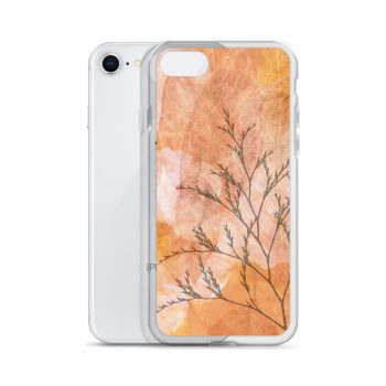 iPhone Phone Case Cover Wheat Field Flowers Print Beige Landscape Nature Art Print Old Antique Vintage